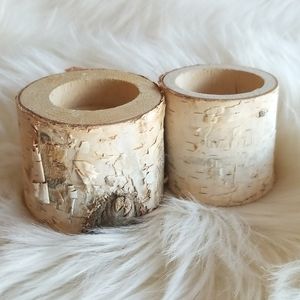 NEW Birch Tealight Holders